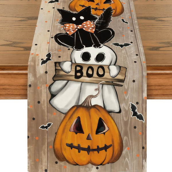 Boo Crew Halloween Table Runner