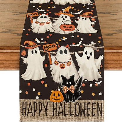 Boo Crew Halloween Table Runner