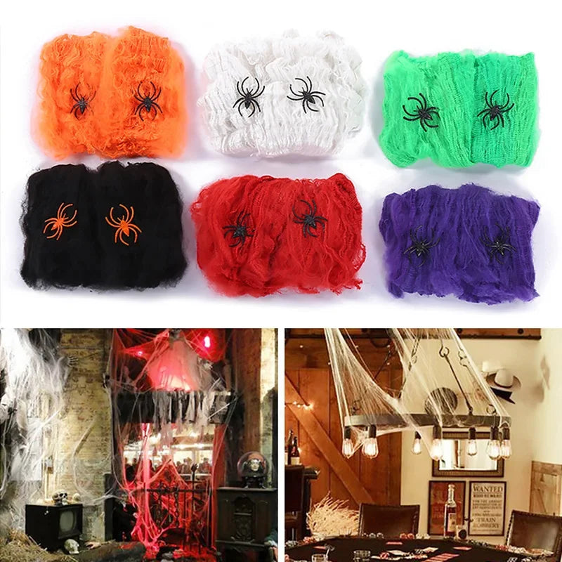 Stretchy Halloween Spiderweb