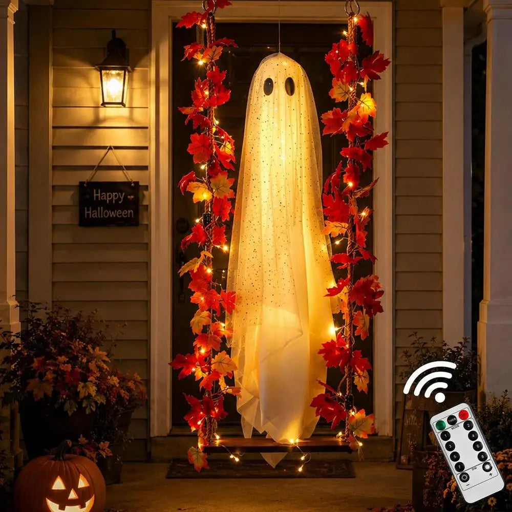Light-Up Swinging Ghost