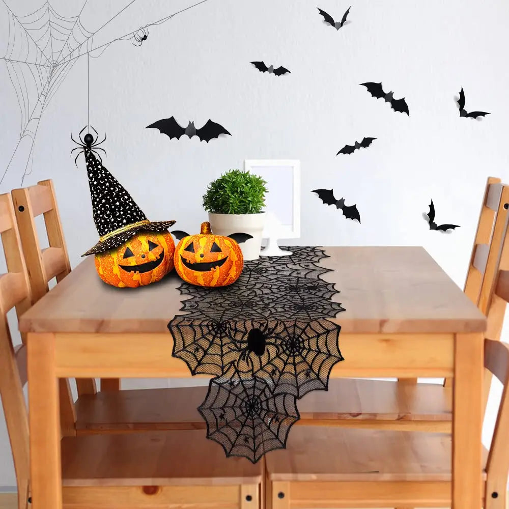 Spiderweb Lace Table Runner