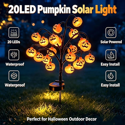Solar Pumpkin Stake Light