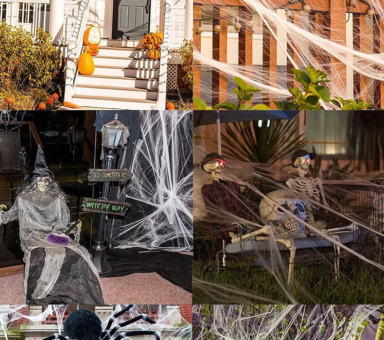 Stretchy Halloween Spiderweb