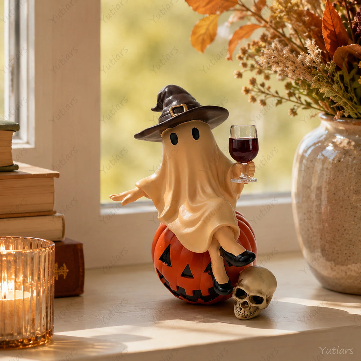 Tipsy Ghost Figurine