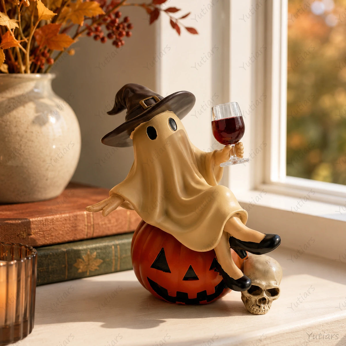 Tipsy Ghost Figurine