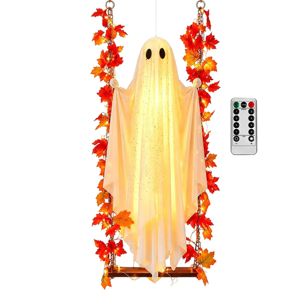 Light-Up Swinging Ghost