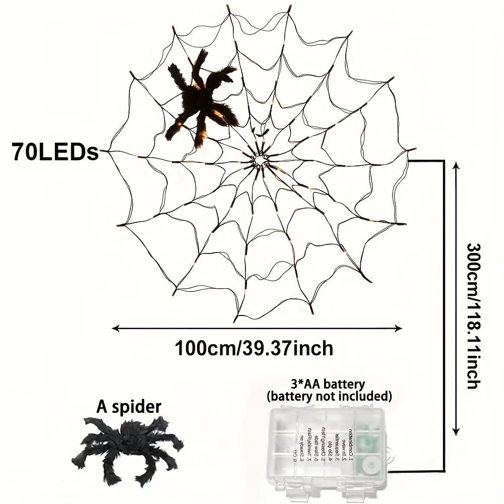 LED Spiderweb & Spider Lights
