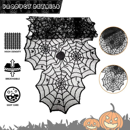 Spiderweb Lace Table Runner