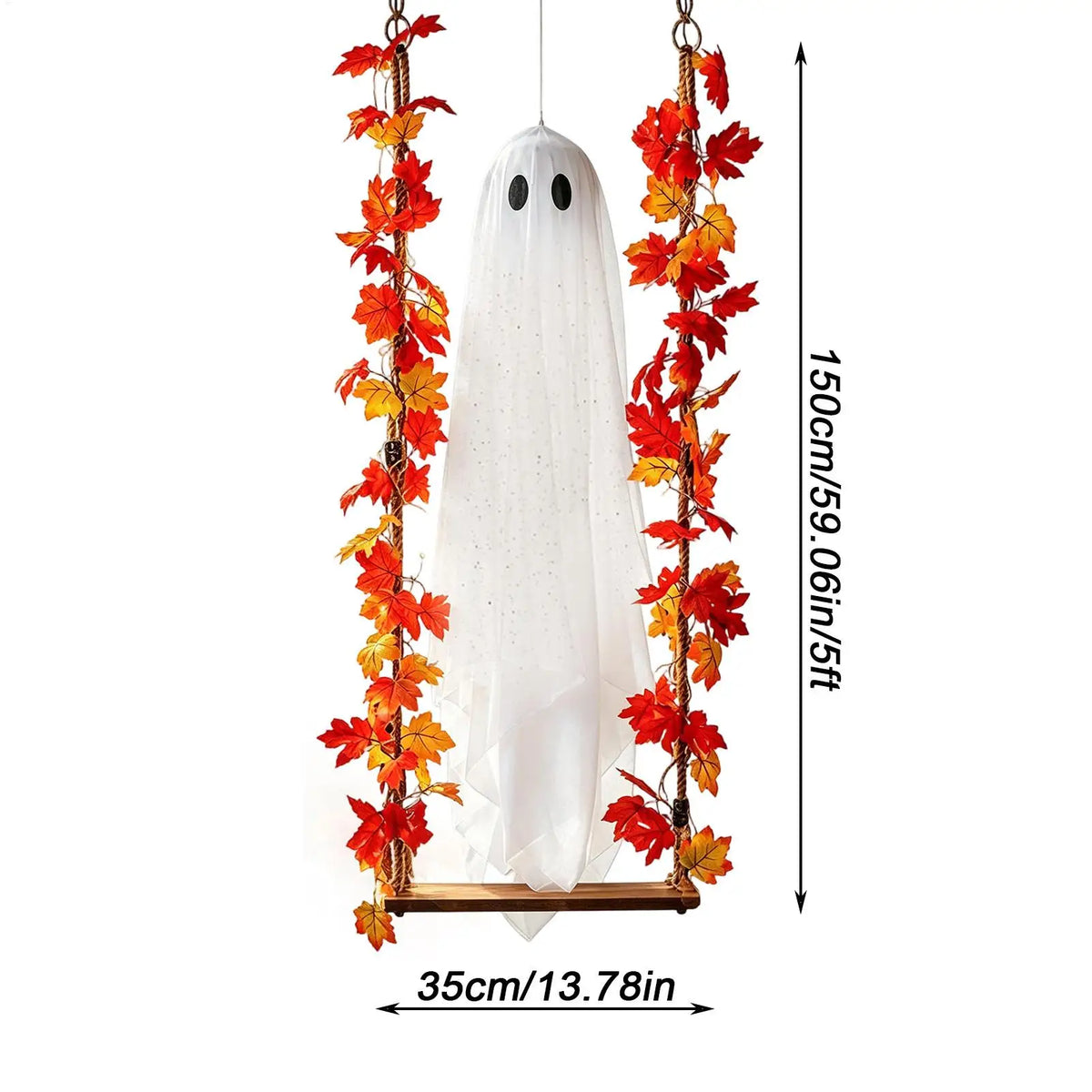 Light-Up Swinging Ghost