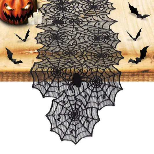 Spiderweb Lace Table Runner
