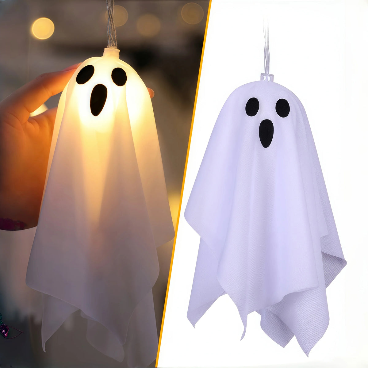 Fabric Ghost String Lights
