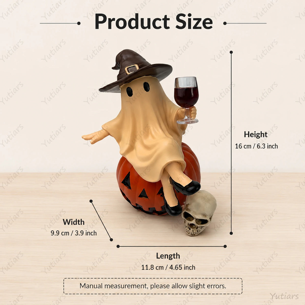 Tipsy Ghost Figurine