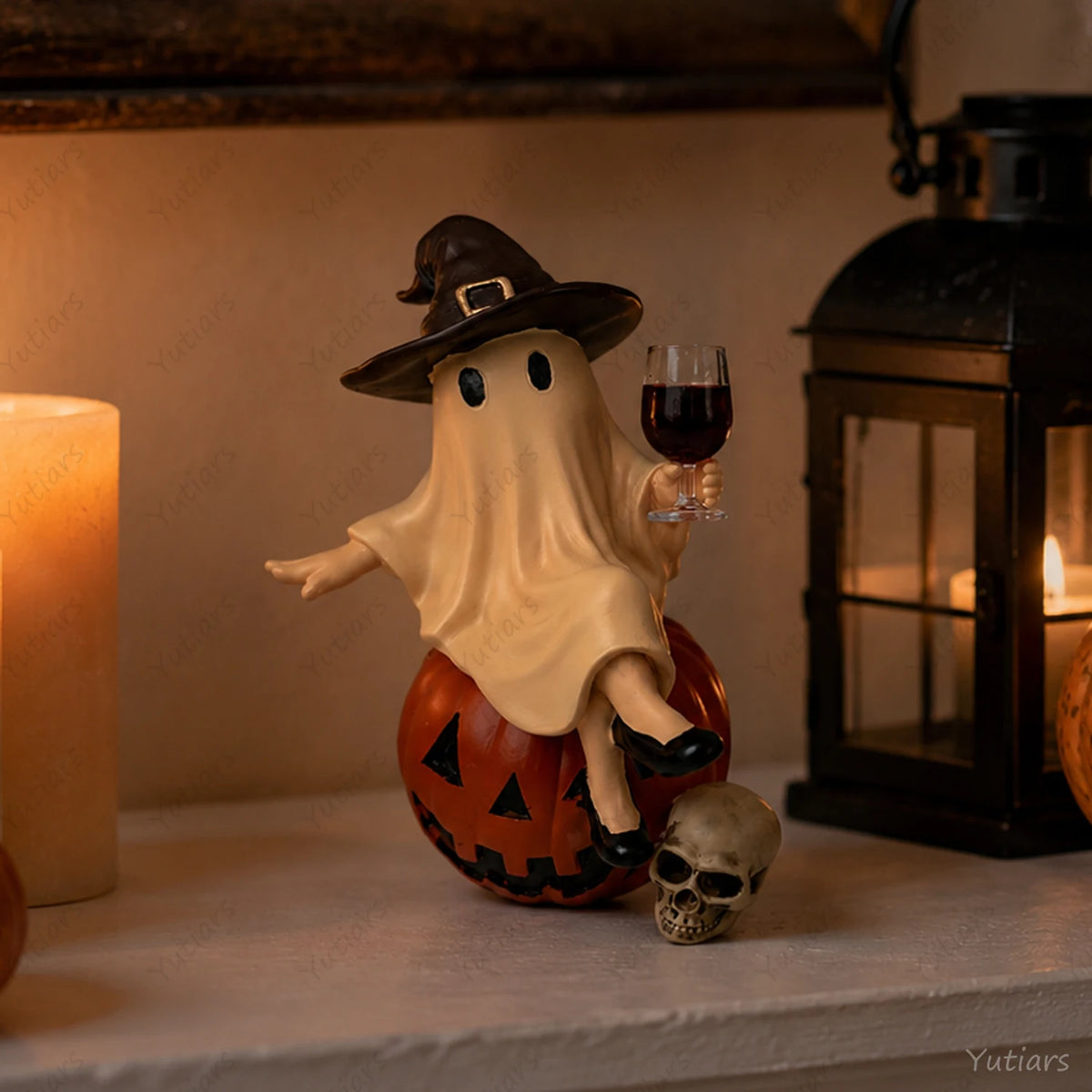 Tipsy Ghost Figurine