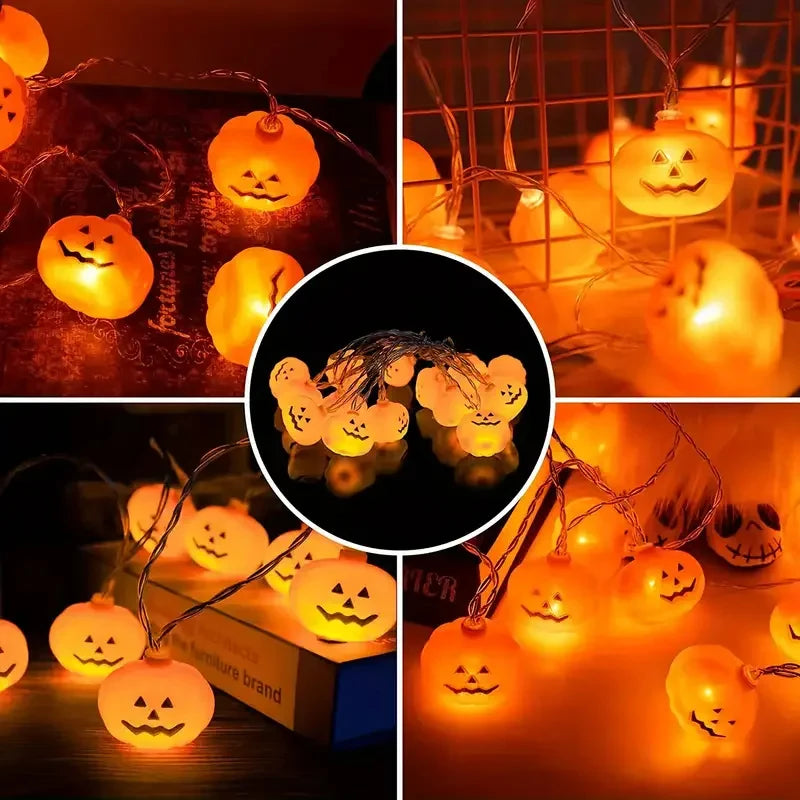 Jack-O-Glow Pumpkin String Lights
