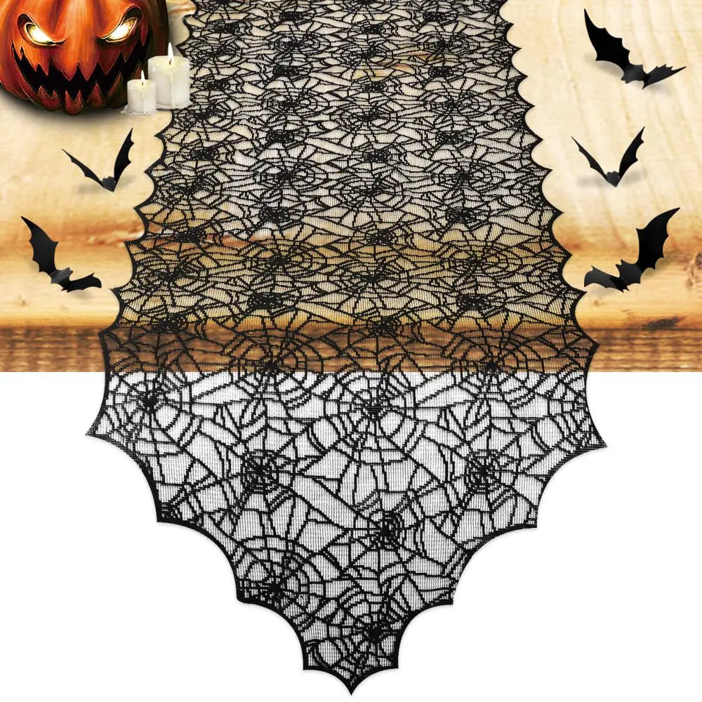Spiderweb Lace Table Runner