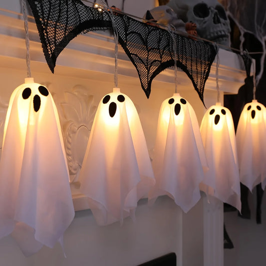 Fabric Ghost String Lights